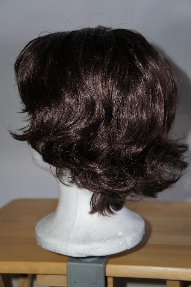 Short Dark Brown Wig Independent Styling