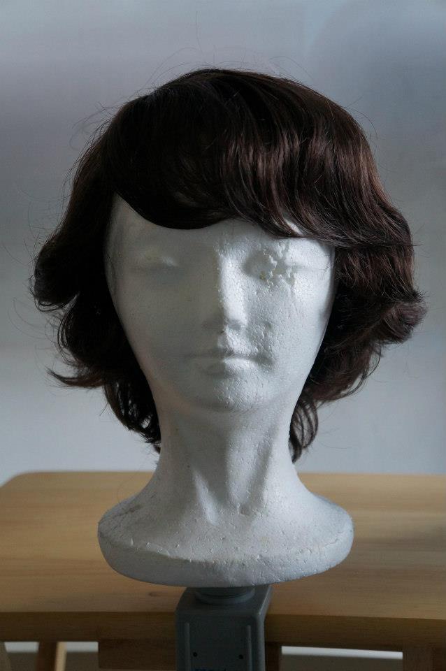 Short Dark Brown Wig Independent Styling