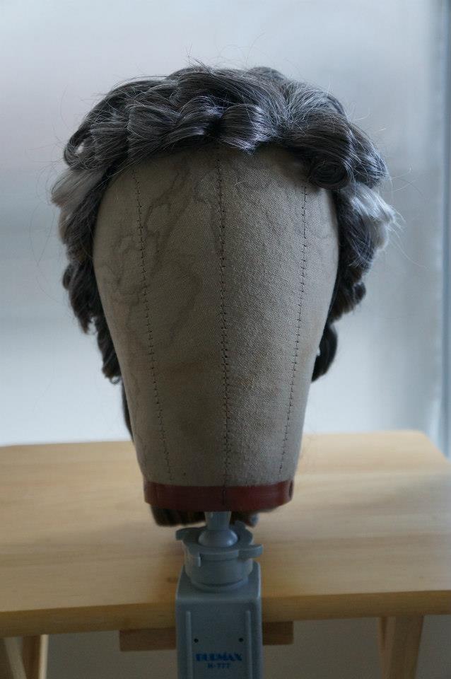 Gray Curly Wig Independent Styling